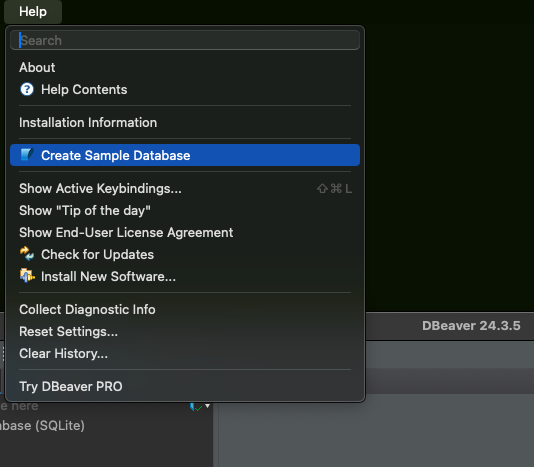 I installed dBeaver today