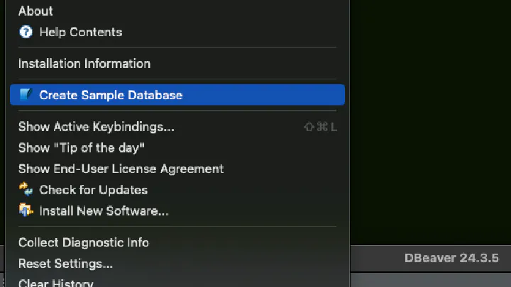 I installed dBeaver today